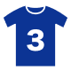 背番号3