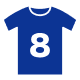 背番号8