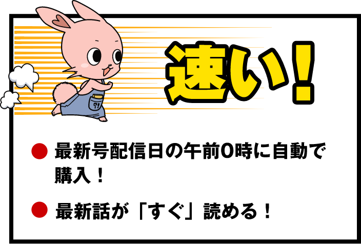速い!